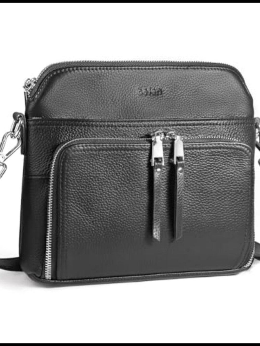 Genuine Leather Crossbody Bag RFID Wallet Purse Travel Shoulder Bag